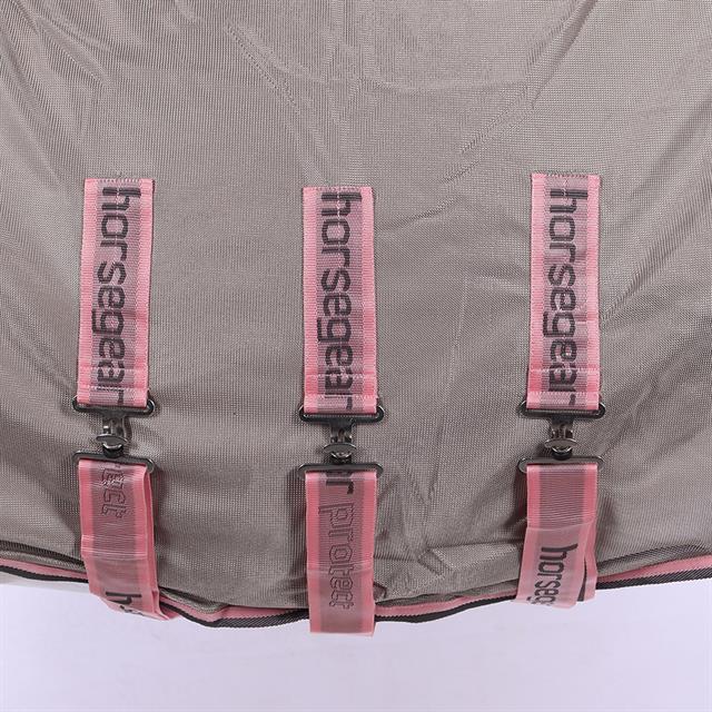 Fliegendecke Protect HORSEGEAR Hellgrau-Pink