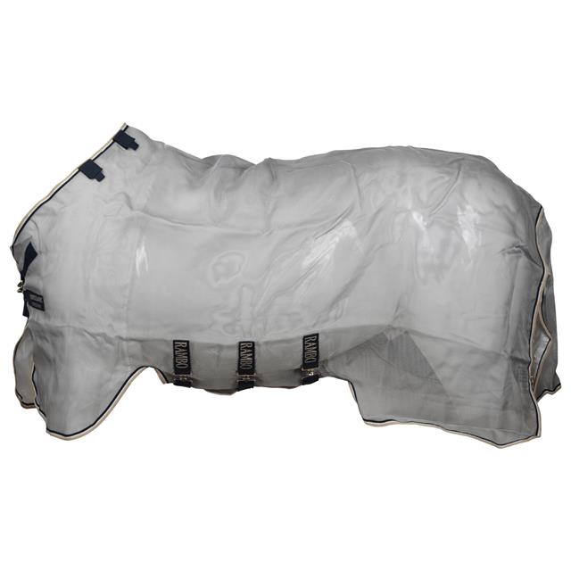 Fliegendecke Rambo Protector Horseware Silber-Blau