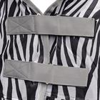 Fliegendecke Zebra mit Hals 2.0 Epplejeck Schwarz-Weiß