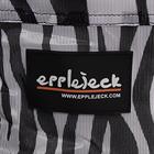 Fliegendecke Zebra mit Hals 2.0 Epplejeck Schwarz-Weiß