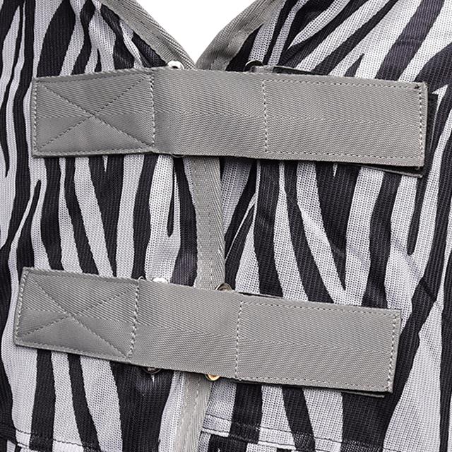 Fliegendecke Zebra mit Hals 2.0 Epplejeck Schwarz-Weiß
