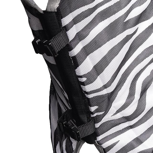 Fliegendecke Zebra mit Hals 2.0 Epplejeck Schwarz-Weiß