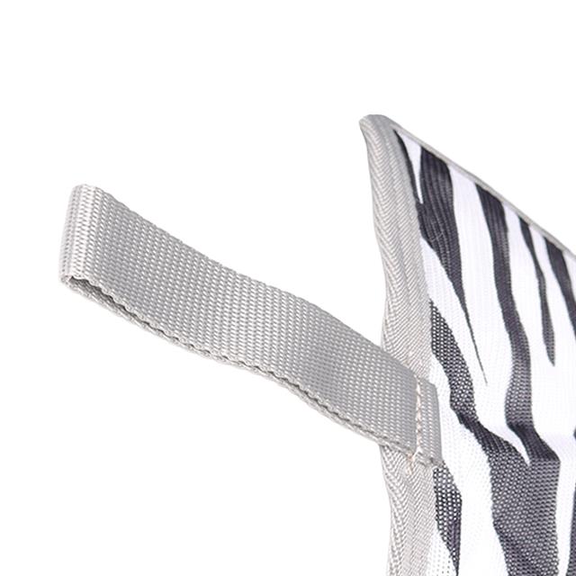 Fliegendecke Zebra mit Hals 2.0 Epplejeck Schwarz-Weiß