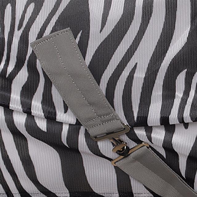 Fliegendecke Zebra mit Hals 2.0 Epplejeck Schwarz-Weiß