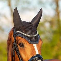 Fliegenhaube HGGlittery Soundless HORSEGEAR Dunkelblau