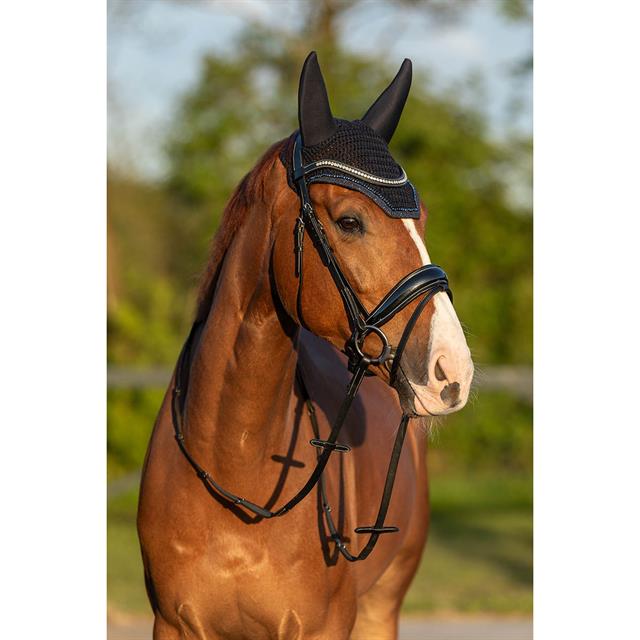 Fliegenhaube HGGlittery Soundless HORSEGEAR Dunkelblau