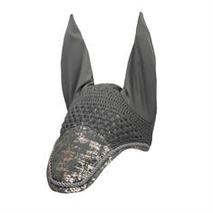 Fliegenhaube HGVelvet Dapple Horsegear Grau