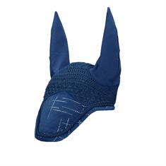 Fliegenhaube HGVelvet Dot Horsegear Dunkelblau
