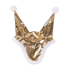 Fliegenhaube Merry Christmas Santa QHP Gold