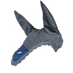 Fliegenhaube Metallic Blue Equestrian Stockholm Grau-Blau