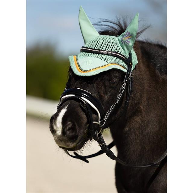 Fliegenhaube Mini Horse BR Grün