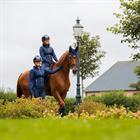 Fliegenhaube Modern Lagoon Blush Equestrian Stockholm Dunkelblau