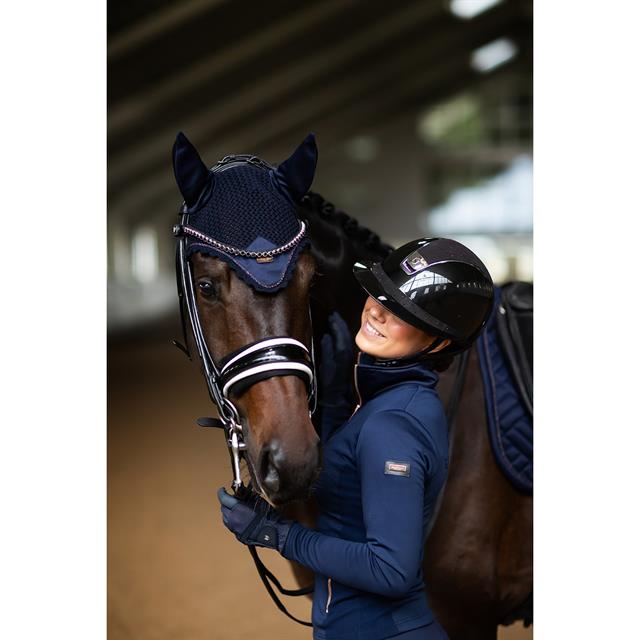 Fliegenhaube Modern Lagoon Blush Equestrian Stockholm Dunkelblau