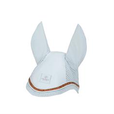 Fliegenhaube Platinum Faux Leather Jewel Eskadron Hellblau
