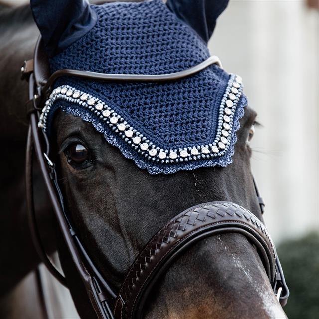 Fliegenhaube Wellington Big Stone&Pearl Kentucky Dunkelblau