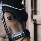 Fliegenhaube Wellington Glitter Kentucky Schwarz