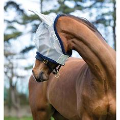 Fliegenmaske Amigo Finemesh Horseware Silber-Blau