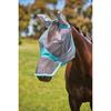 Fliegenmaske ComFiTec Deluxe Fine Mesh mit Ohren & Nase WeatherBeeta Grau-Türkis