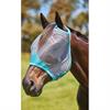 Fliegenmaske ComFiTec Deluxe Fine Mesh WeatherBeeta Grau-Türkis