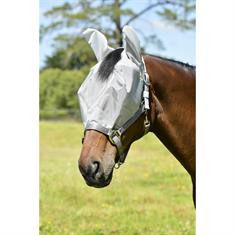 Fliegenmaske ComFiTec Hexi Dual Shield WeatherBeeta Silber