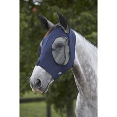 Fliegenmaske Deluxe Bug Eye mit Ohren WeatherBeeta Dunkelblau-Schwarz