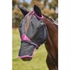 Fliegenmaske Deluxe Durable Ears & Nose WeatherBeeta Schwarz-Lila