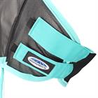 Fliegenmaske Deluxe Fine Ears & Tassels WeatherBeeta Schwarz-Türkis