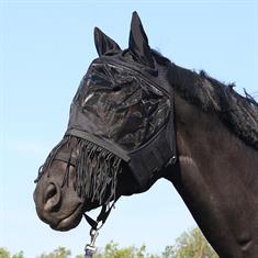 Fliegenmaske Frangia Horsegear Schwarz