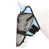 Fliegenmaske mit abnehmbarem Nasennetz HORSEGEAR Hellblau