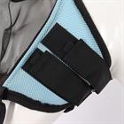 Fliegenmaske mit abnehmbarem Nasennetz HORSEGEAR Hellblau