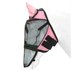 Fliegenmaske mit abnehmbarem Nasennetz HORSEGEAR Rosa