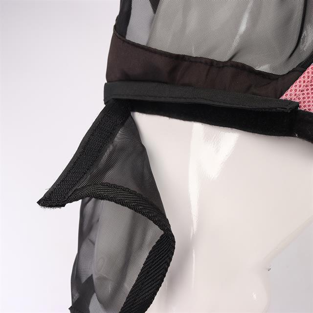 Fliegenmaske mit abnehmbarem Nasennetz HORSEGEAR Rosa