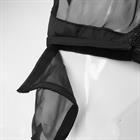 Fliegenmaske mit abnehmbarem Nasennetz HORSEGEAR Schwarz