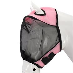 Fliegenmaske ohne Nasennetz und Ohren HORSEGEAR Rosa