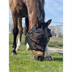 Fliegenmaske ohne Nasennetz und Ohren HORSEGEAR Schwarz