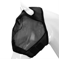Fliegenmaske ohne Nasennetz und Ohren HORSEGEAR Schwarz