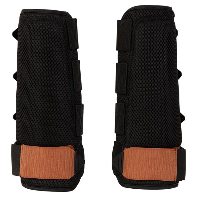 Gamaschen 3D Mesh Anky Schwarz-Orange