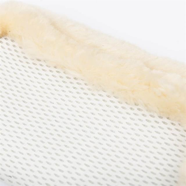 Gamaschen Fleece Edge Mesh Brushing LeMieux Weiß-Beige