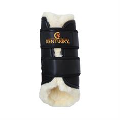 Gamaschen Turnout Leder Hinten Kentucky Schwarz