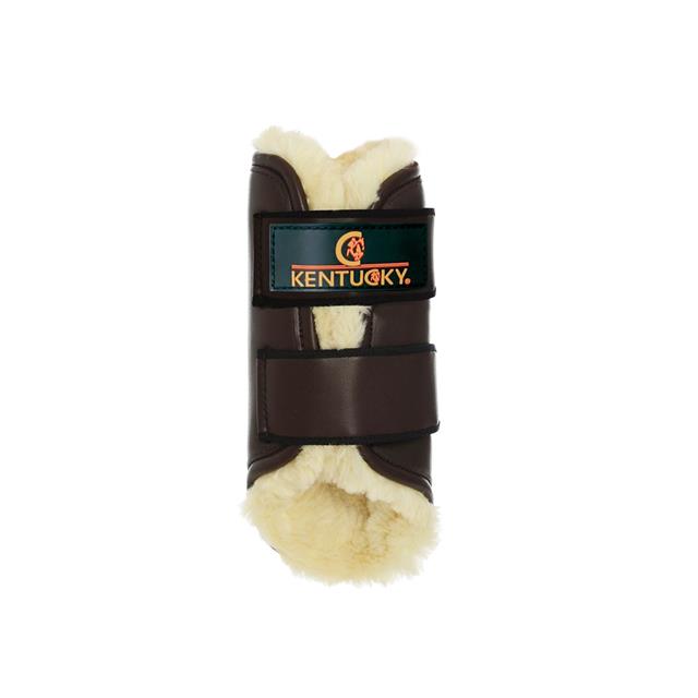 Gamaschen Turnout Leder Vorne Kentucky Braun