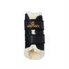 Gamaschen Turnout Leder Vorne Kentucky Schwarz
