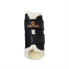 Gamaschen Turnout Leder Vorne Kentucky Schwarz