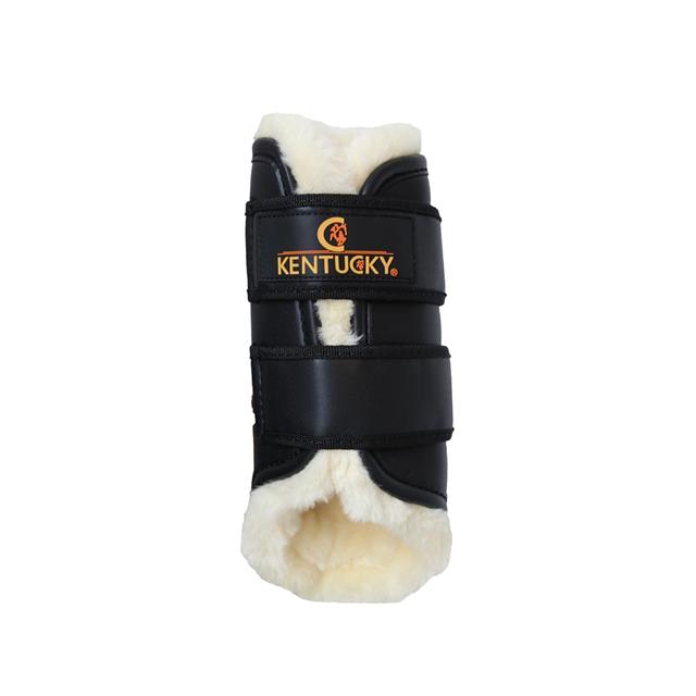 Gamaschen Turnout Leder Vorne Kentucky Schwarz