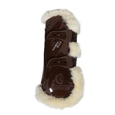 Gamaschen Vegane Wolle Bamboo Elastic Kentucky Braun