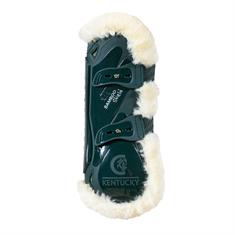 Gamaschen Vegane Wolle Bamboo Elastic Kentucky Dunkelgrün