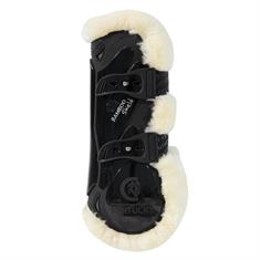 Gamaschen Vegane Wolle Bamboo Elastic Kentucky Schwarz