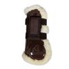Gamaschen Vegane Wolle Velcro Kentucky Braun