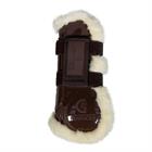 Gamaschen Vegane Wolle Velcro Kentucky Braun