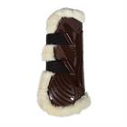Gamaschen Vegane Wolle Velcro Kentucky Braun