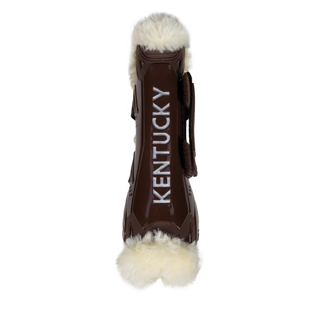 Gamaschen Vegane Wolle Velcro Kentucky Braun